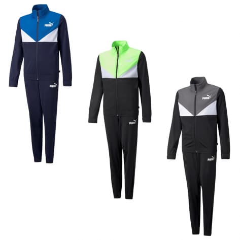 Puma Jungen Trainingsanzug Colorblock Poly Suit 589372 