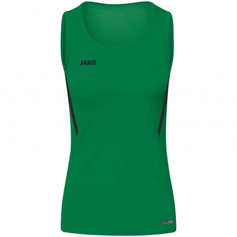 Jako Kinder Tanktop Challenge 6021-201 164 Sportgrün/Schwarz | 164