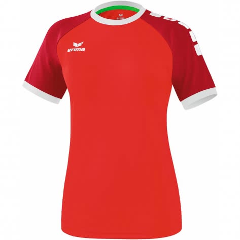 erima Damen Trikot Zenari 3.0 6301903 38 Rot/Rubinrot/Weiß | 38
