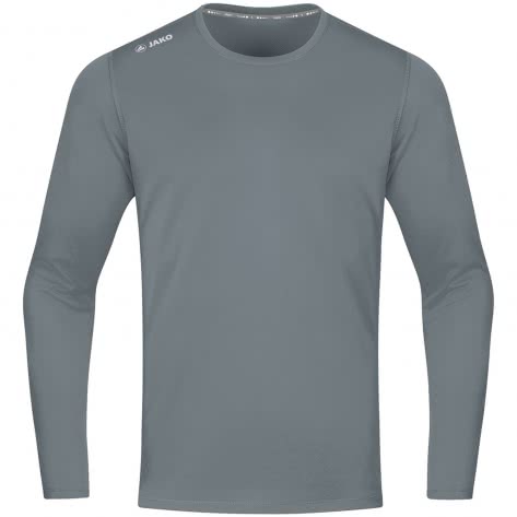 Jako Herren Laufshirt Longsleeve Run 2.0 6475-40 XL Steingrau | XL