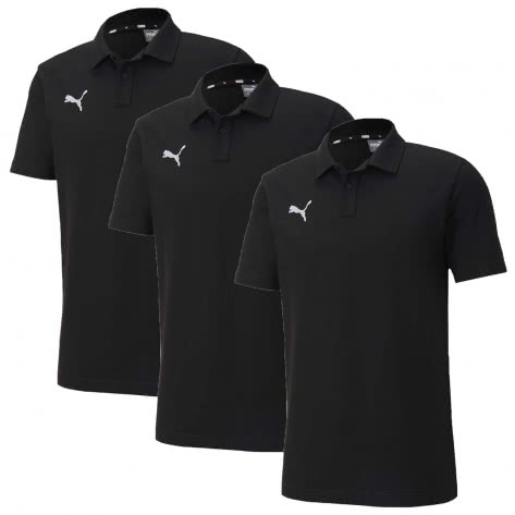 Puma Herren Poloshirt teamGOAL 23 Casuals Polo 3Pack 656579-03-03-03 M Puma Black | M