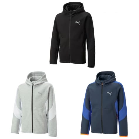 Puma Jungen Sweatjacke EVOSTRIPE  Full-Zip Hoodie B 673188 