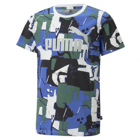 Puma Kinder T-Shirt ESS+ STREET ART AOP Tee B 673270-02 140 PUMA White | 140