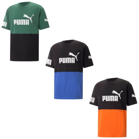 Puma Herren T-Shirt Power Colorblock Tee 673321 