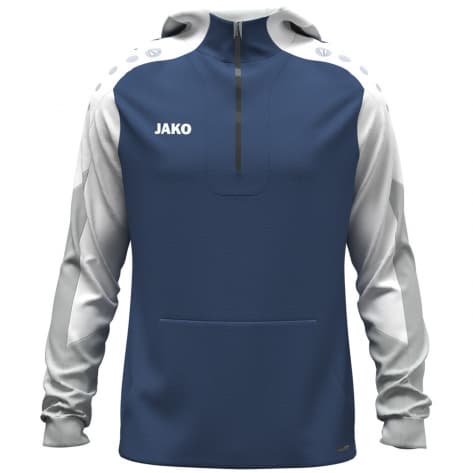 Jako Herren Kapuzenpullover Zip Hoodie Dynamic 6770-921 M Nachtblau/Weiß/Hellgrau | M