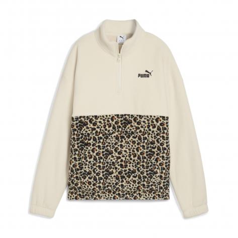 Puma Damen Pullover ESS GRAPHIC Animal Relaxed Half-Zip Crew 688083 