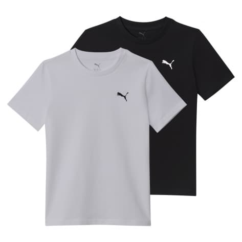 Puma Kinder T-Shirt 2er-Pack Ess Logo Tee B 692314 