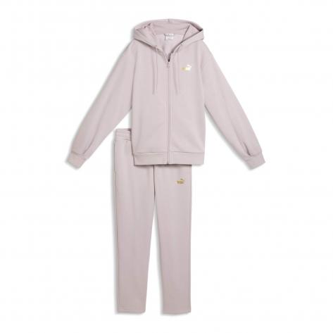 Puma Damen Trainingsanzug Metallic Hooded Sweat Suit FL op 693996 