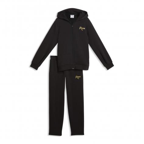 Puma Mädchen Trainingsanzug Glitter Full-Zip Sweat Suit FL G 695209 