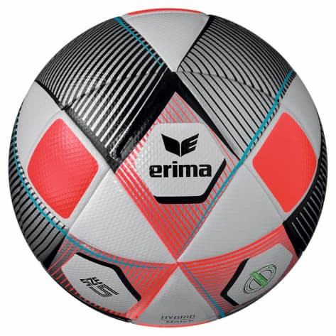 erima Fussball HYBRID Match 7192401 5 Silber/Fiery-Coral | 5