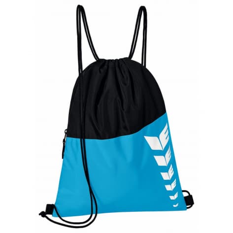 erima Turnbeutel Six Wings 7232332 Curacao/Schwarz | One size