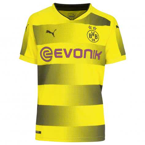 Puma Kinder BVB Borussia Dortmund Home Trikot 2017/18 751681-01 176 Cyber Yellow-Puma Black | 176