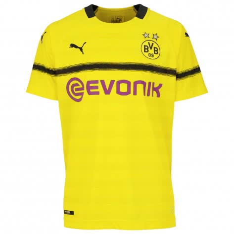 Puma Kinder Borussia Dortmund 3rd Trikot BVB 2018/19 753324-11 176 Cyber Yellow | 176