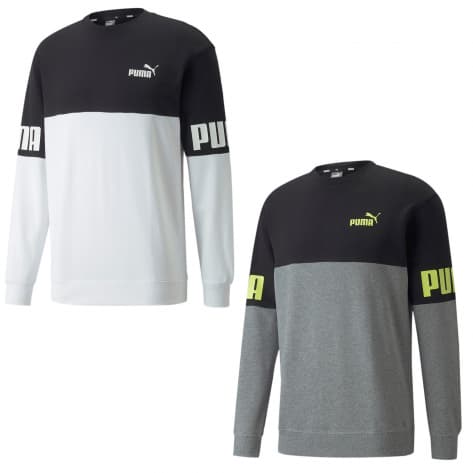 Puma Herren Pullover Power Colorblock Crew 848008 