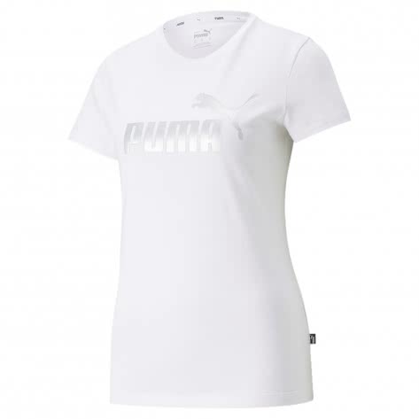 Puma Damen T-Shirt ESS+ Metallic Logo Tee 848303 