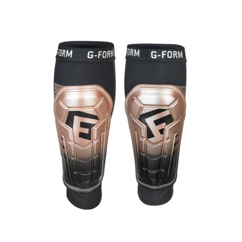 Derbystar Kinder Schienbeinschoner G-Form Youth Vento 3268030000 S/M Schwarz/Rose/Gold | S/M