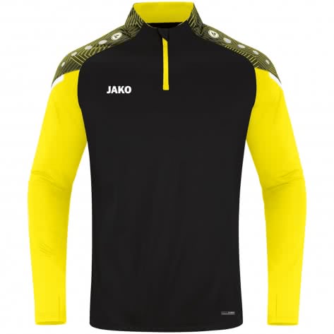 Jako Herren Zip-Top Performance 8622-808 XXL Schwarz/Soft Yellow | XXL