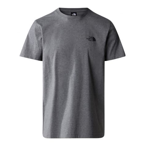 The North Face Herren T-Shirt Simple Dome Tee 87NG-DYY L TNF Medium Grey HTR | L