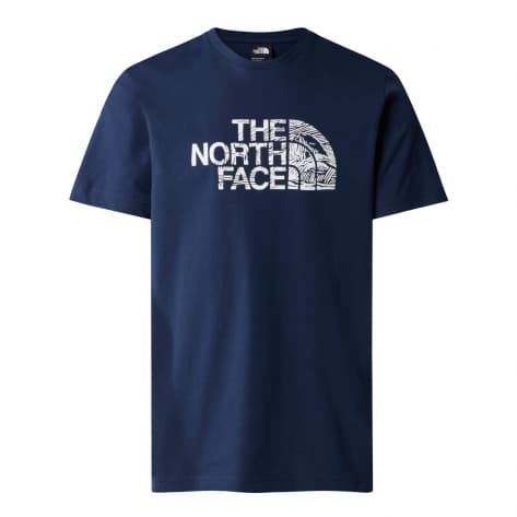 The North Face Herren T-Shirt Woodcut Dome Tee 87NX-8K2 M Summit Navy | M