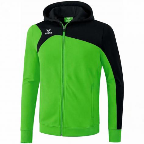 erima Kinder Kapuzenjacke Club 1900 2.0 1070704 128 Green/Schwarz | 128