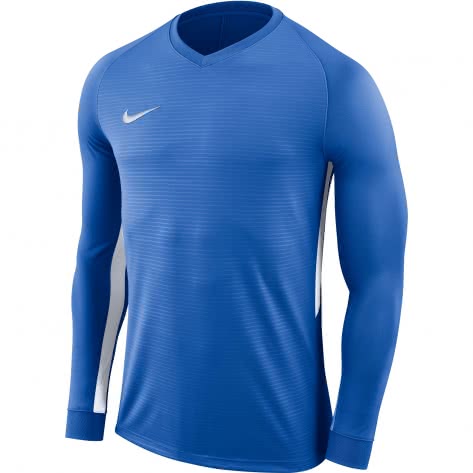 Nike Herren Langarm Trikot Tiempo Premier 894248-463 S Royal Blue/White | S