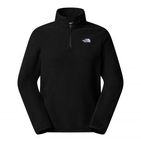 The North Face Herren Pullover Glacier Fleece 1/4 Zip 8D0Q-JK3 M TNF Black | M