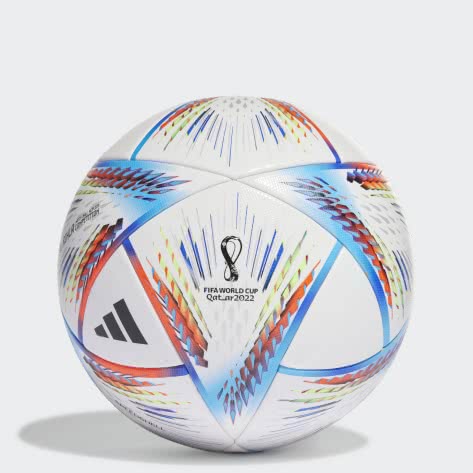 adidas Fussball Al Rihla Competition Football WM Qatar 2022 H57792 4 White/Panton | 4