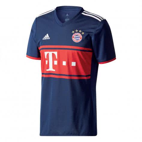 adidas Herren FC Bayern München Away Trikot 17/18 AZ7937 M collegiate navy/fcb true red | M