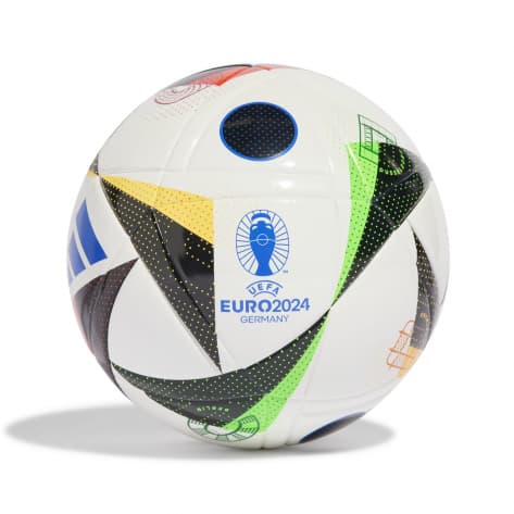 adidas Kinder Fußball EURO 24 LGE J290 Fussballliebe IN9370 5 White/Black/GloBlu | 5