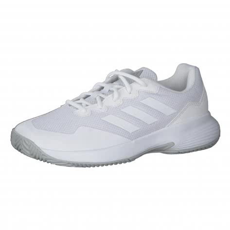 adidas Damen Tennisschuhe GameCourt 2 W GW4971 42 2/3 Ftwr White/Ftwr White/Grey Two | 42 2/3