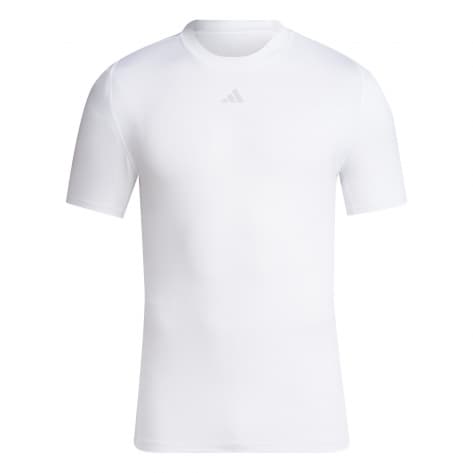 adidas Herren T-Shirt Techfit Aeroready Tee IA1159 XS White | XS