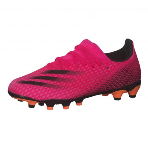 adidas Herren Fussballschuhe X GHOSTED.3 MG FW6973 44 Shock Pink/Core Black/Screaming Orange | 44