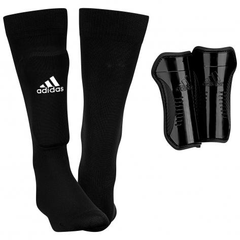 adidas Kinder Schienbeinschoner Youth Sock Guard AH7764 L black/white | L