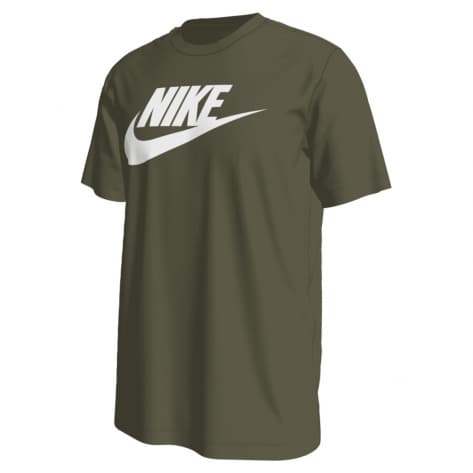 Nike Herren T-Shirt Icon Futura AR5004-222 M Medium Olive | M