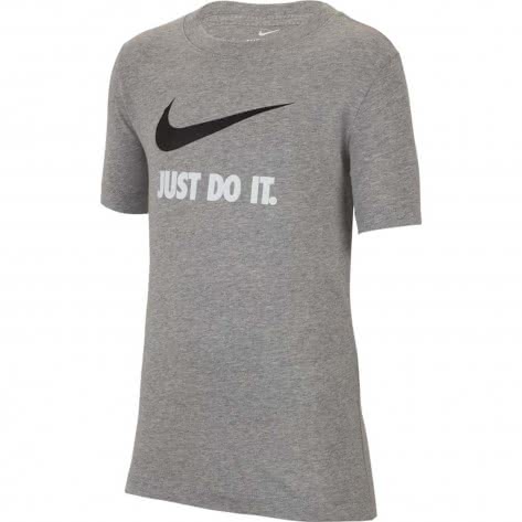 Nike Jungen T-Shirt NSW Tee JDI Swoosh AR5249-063 128-137 Dk Grey Heather | 128-137