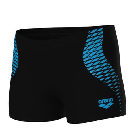 Arena Jungen Badehose OPENINGS SWIM SHORT 008673-580 128 Black-Turquoise | 128