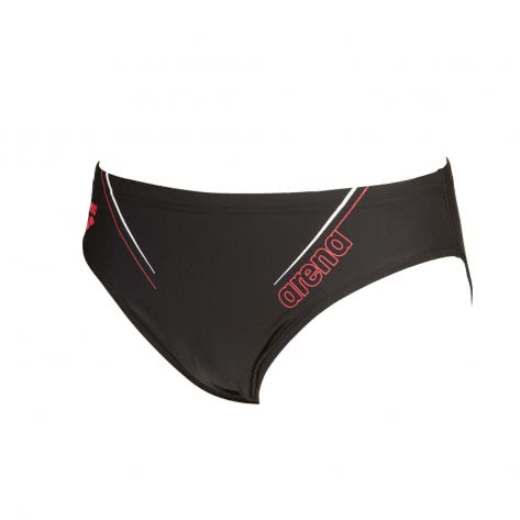 Arena Herren Badehose Straightline Brief 002558-541 4 BLACK-RED-WHITE | 4