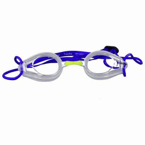 Arena Schwimmbrille Tracks 92341-31 White/Clear/Blue | One size