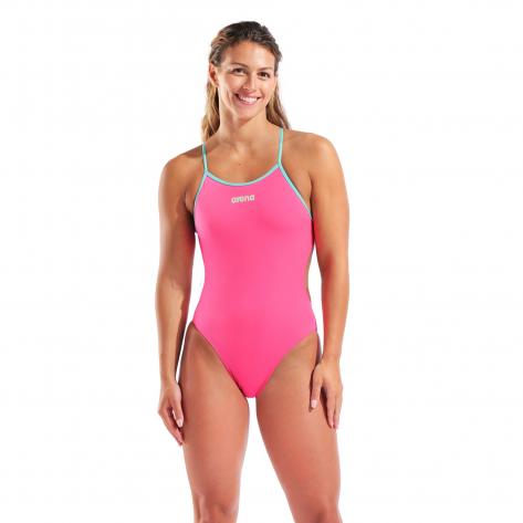Arena Damen Badeanzug Women s Swimsuit Tie Back Solid 010350 