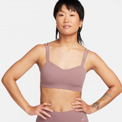 Nike Damen Sport BH Alate Trace DO6608-208 M Smokey Mauve/White | M
