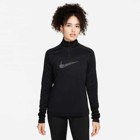 Nike Damen Laufoberteil Dri-FIT Swoosh FB4687-010 M BLACK/COOL GREY | M