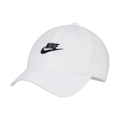 Nike Kappe Unstructured Futura Wash Cap FB5368-100 M/L White/Black | M/L