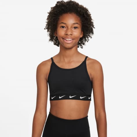 Nike Mädchen Sport BH One Dri-FIT Big Girls Bra FD2276-010 128-137 Black/White | 128-137