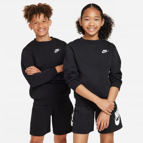 Nike Kinder Pullover Club Fleece FD3006-010 128-137 Black/White | 128-137