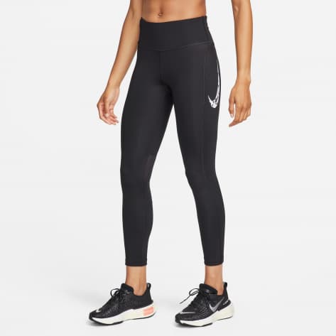 Nike Damen Tight Swoosh Fast Women s Mid-R FN3268-010 S Black/White | S