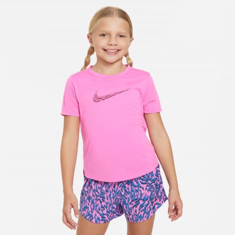 Nike Mädchen T-Shirt Nike One Big Kids (Girls) Shirt FN9019-675 147-158 Playful Pink | 147-158