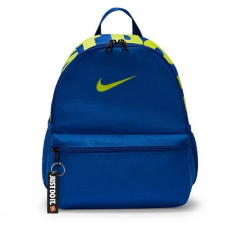 Nike Kinder Rucksack Brasilia JDI Mini Backpack BA5559-482 One size Game Royal/Atomic Green | One size