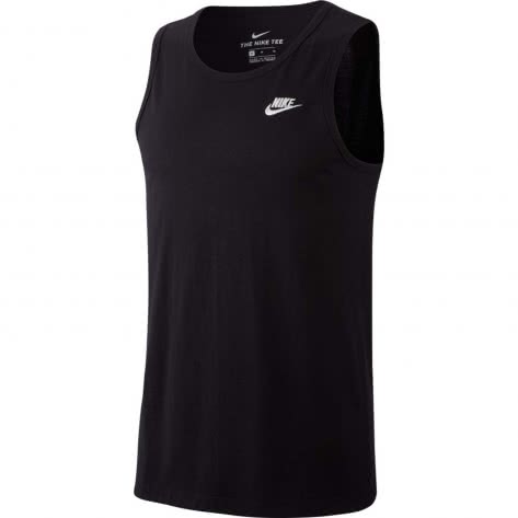 Nike Herren Tanktop NSW Club Tank BQ1260-010 XS Black/White | XS