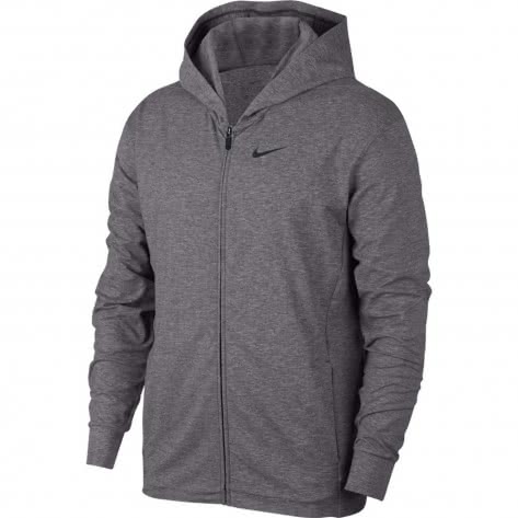 Nike Herren Trainingsjacke Dry Hoodie FZ Hyprdry Lt BQ2864 adidas Jacke Kapuze Herren grau Tech Fleece Hood FZ grau