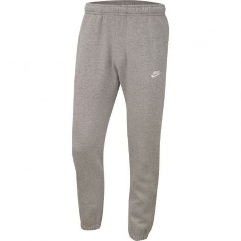 Nike Herren Trainingshose Club Fleece BV2737-063 XS DK GREY HEATHER/MATTE SILVER/WHITE | XS